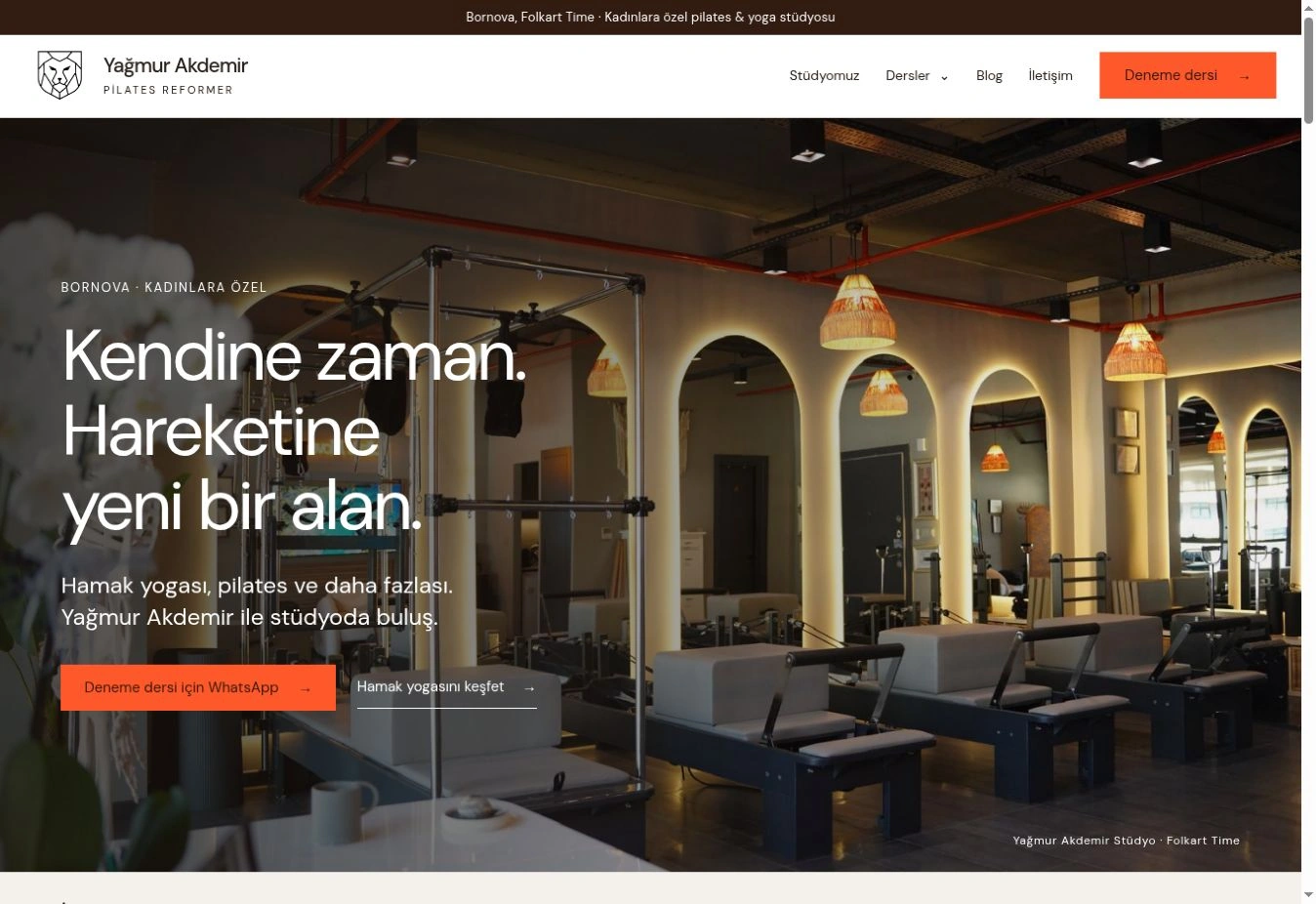 Yağmur Akdemir web sitesi
